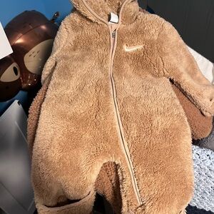 Nike Cozy Tan Baby Footie